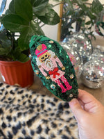 Load image into Gallery viewer, Christmas Sequin Nutcracker Headband
