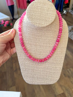 Load image into Gallery viewer, Rondelle Stone Necklace

