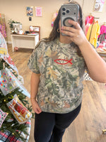 Load image into Gallery viewer, Jesus Fish Camo Tee

