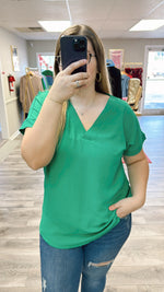 Load image into Gallery viewer, Kelly Airflow Vneck Top
