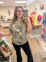 Load image into Gallery viewer, Camo Jesus Loves You Tee
