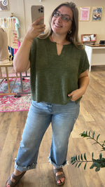 Load image into Gallery viewer, Loose Knit Sweater - Lt Olive
