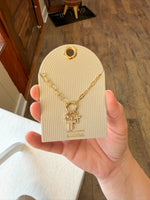 Load image into Gallery viewer, Cross Trio Charm Necklace
