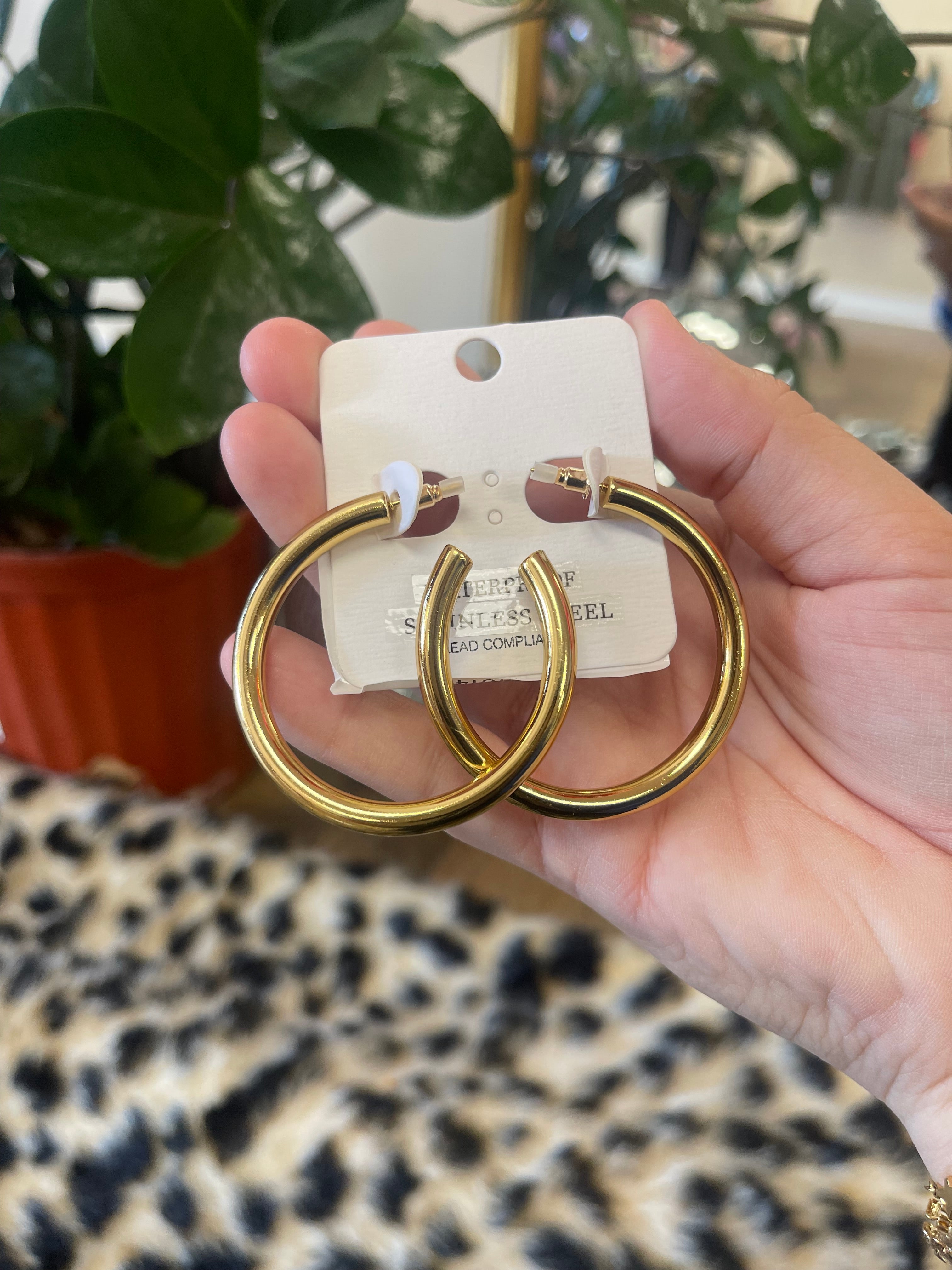 45mm Stainless Steel Hoops