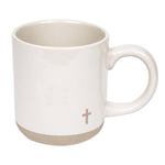 Load image into Gallery viewer, Cross Stoneware Coffee Mug
