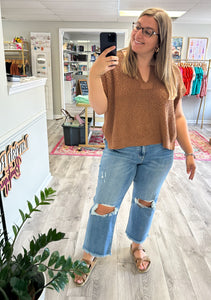 Abby High Rise Crop Jeans