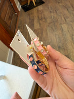 Load image into Gallery viewer, Dotted Two Tone Hoops (2 Colors Available)
