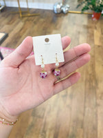 Load image into Gallery viewer, Porcelain Ball Dangle Earrings
