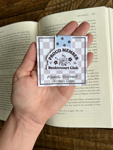 Proud Member Booktrovert Club Magnetic Bookmark