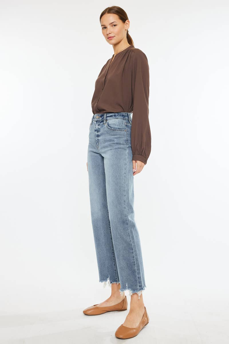 Kancan High Rise Wide Leg Jeans