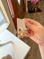 Load image into Gallery viewer, Crystal Textured Hoops (2 colors available)
