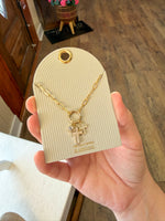 Load image into Gallery viewer, Cross Trio Charm Necklace
