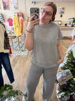 Load image into Gallery viewer, Emilia Washed Lounge Set - Sleet Grey
