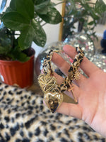 Load image into Gallery viewer, Leopard Scarf Charm Bracelet
