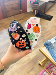 Halloween Beaded Headbands - 2 options available
