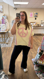 Load image into Gallery viewer, Wildflower Peace Oversized Top
