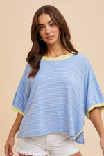 Load image into Gallery viewer, Brie Linen Striped Top
