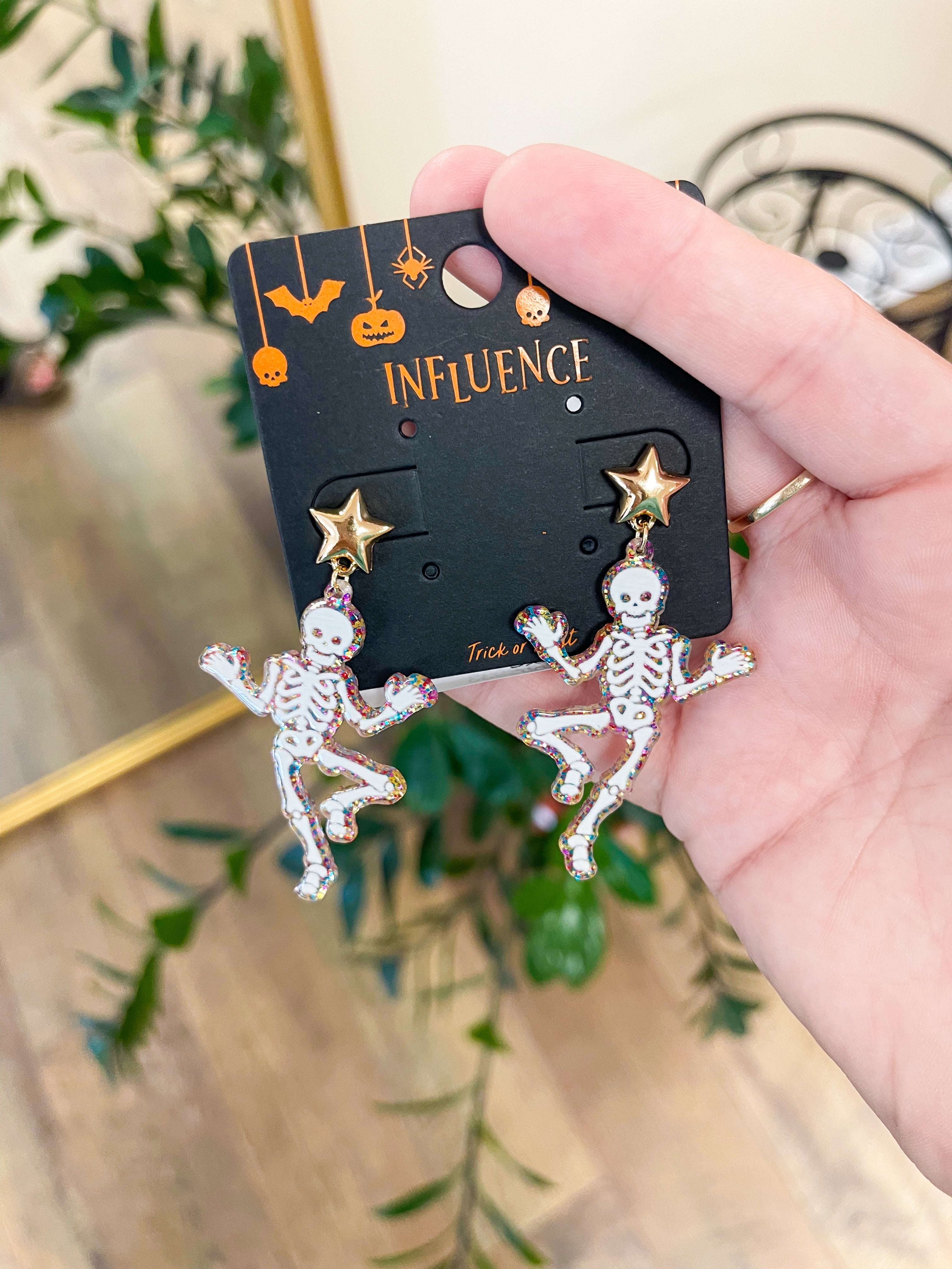 Dancing Skeleton Earrings