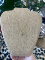 Load image into Gallery viewer, Cross Rhinestone Necklace
