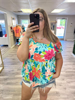 Load image into Gallery viewer, Tropic Floral Top
