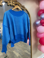 Load image into Gallery viewer, Millie Ribbed Sweater - Ocean Blue
