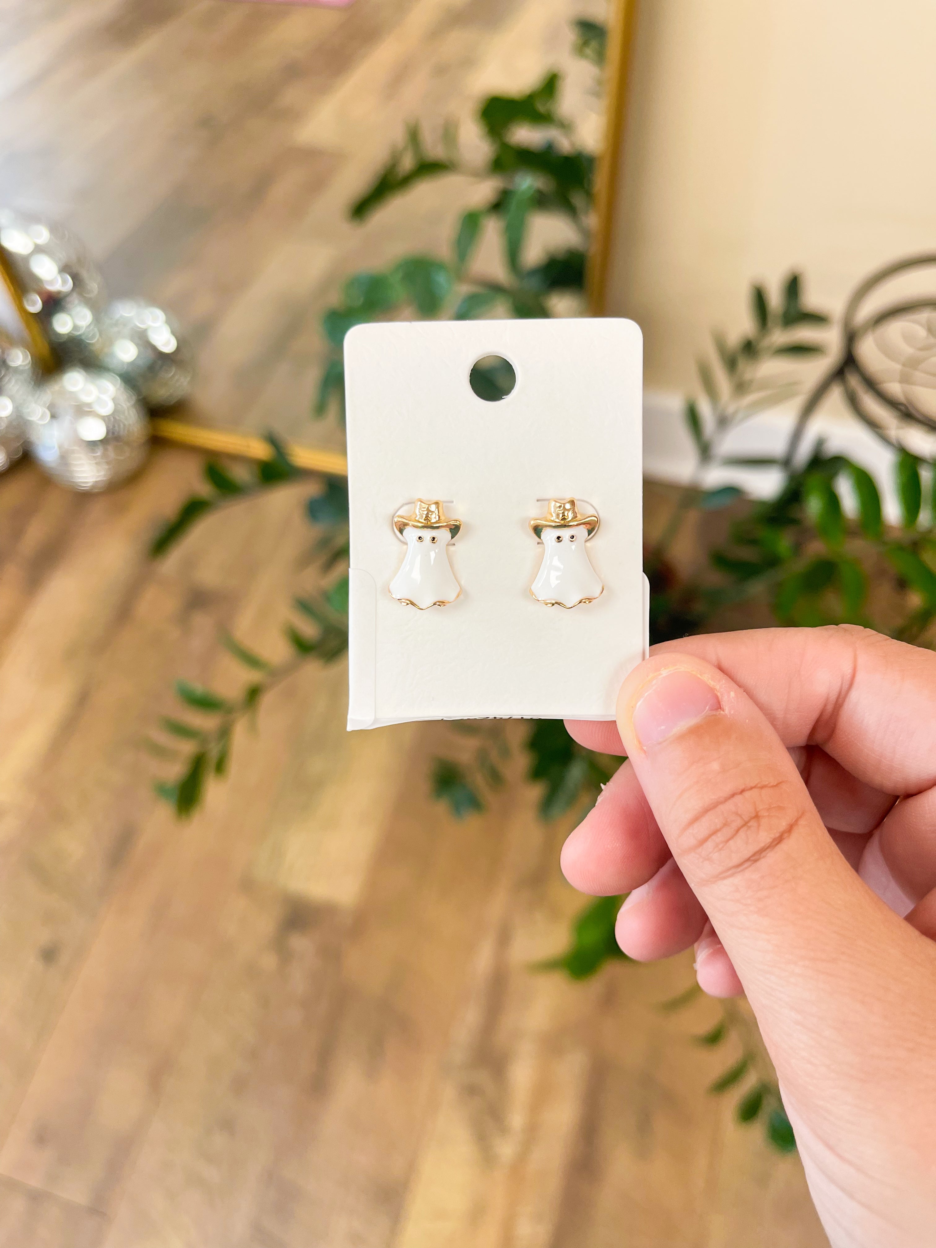Cowboy Ghost Studs