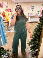 Load image into Gallery viewer, Bella Acid Wash Set - Dark Green
