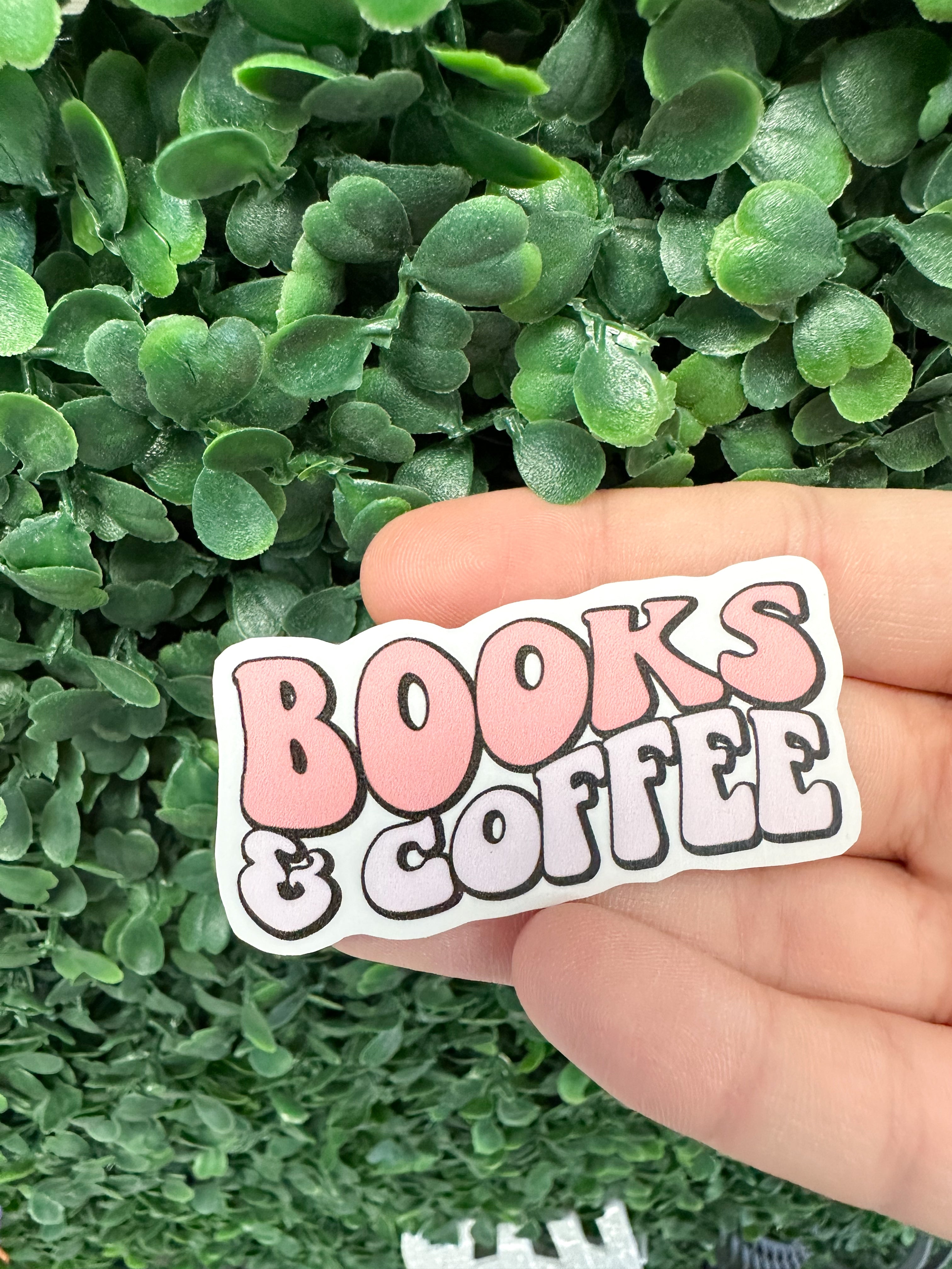 Books & Coffee Sticker