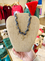 Load image into Gallery viewer, Multi Cross Scarf Necklace
