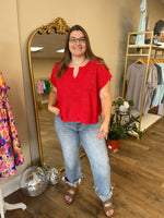 Load image into Gallery viewer, Loose Knit Sweater - Tomato
