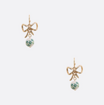 Load image into Gallery viewer, Bow Dangles with Ceramic Bead
