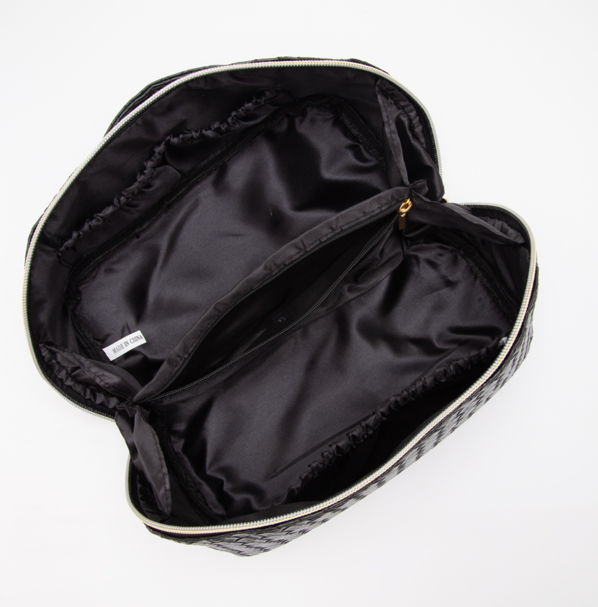 The Juliette Woven Makeup Bag - 2 Color Options
