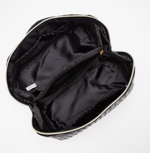 The Juliette Woven Makeup Bag - 2 Color Options