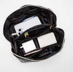 Load image into Gallery viewer, The Juliette Woven Makeup Bag - 2 Color Options
