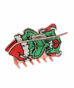 Load image into Gallery viewer, Christmas Green Man Claw Clips
