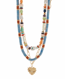 Heart Pendant Necklace Trio