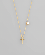 Load image into Gallery viewer, Cross Rhinestone Necklace
