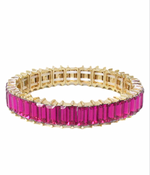 Load image into Gallery viewer, Baguette Crystal Bracelet - 2 Colors Available
