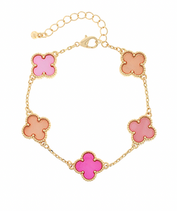 Clover Shell Bracelets - 3 Colors Available