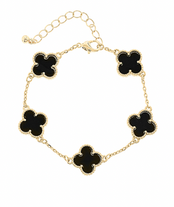 Clover Shell Bracelets - 3 Colors Available