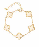 Load image into Gallery viewer, Clover Shell Bracelets - 3 Colors Available
