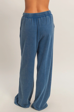 Load image into Gallery viewer, Camilla Acid Wash Lounge Pants - Navy
