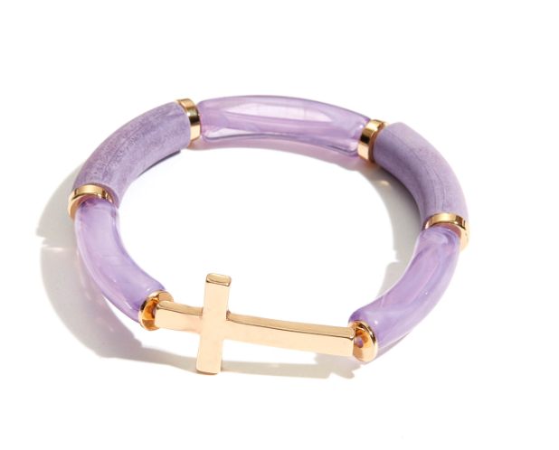 Bright Beaded Cross Bracelets