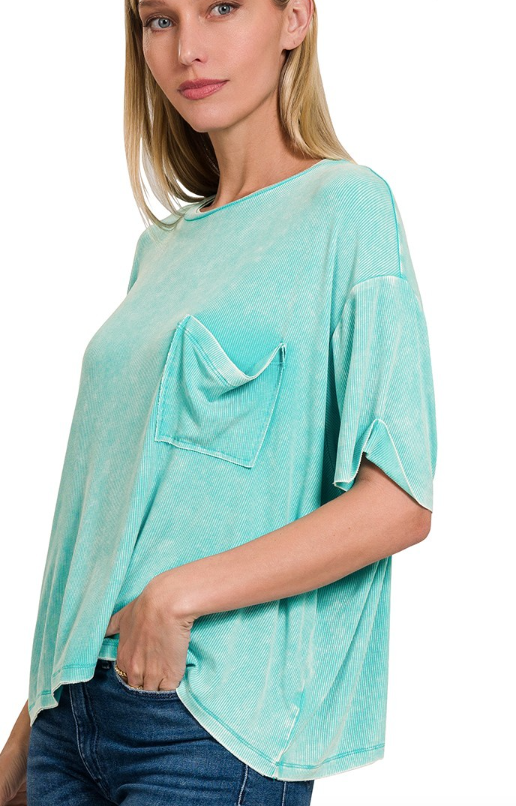 Katie Slouchy Pocket Tee