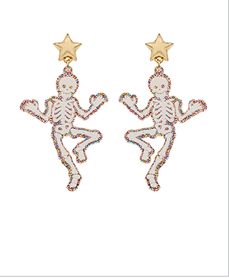 Dancing Skeleton Earrings
