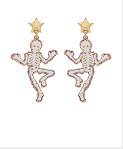 Dancing Skeleton Earrings