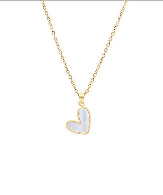 Heart Opal Necklace
