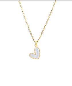Heart Opal Necklace