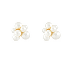 Load image into Gallery viewer, Cluster Pearl Earrings
