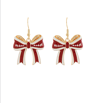 Gameday Football Dangle Earrings